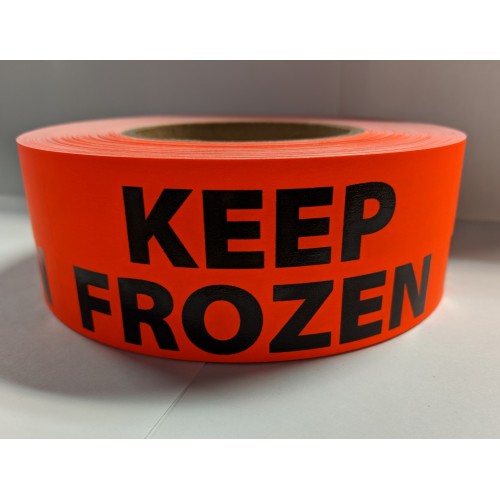 Pal Group » LBL 2" x 5" KEEP FROZEN Fl.Red (500/rl)